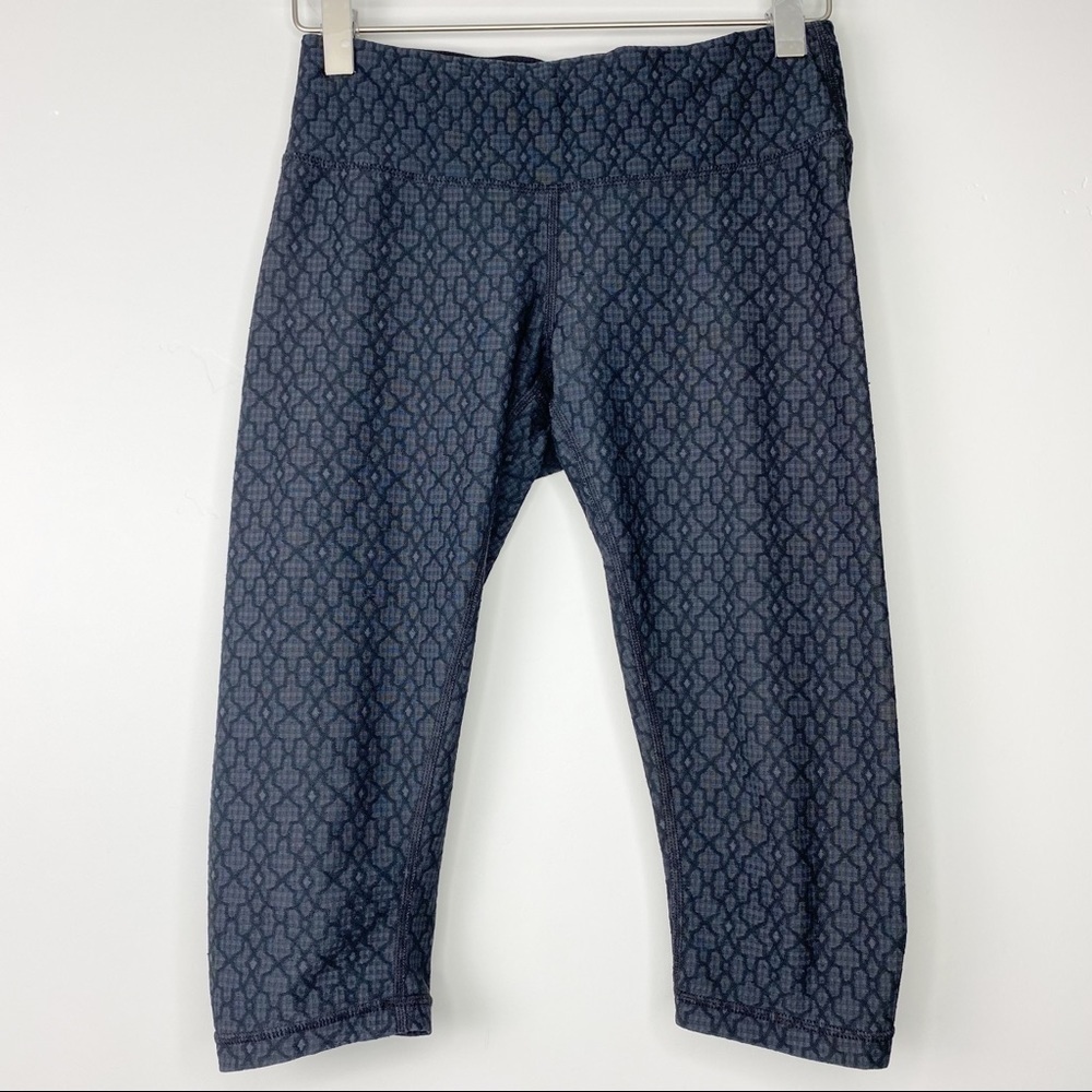 PRANA Textured Cropped Ruched Leggings XS